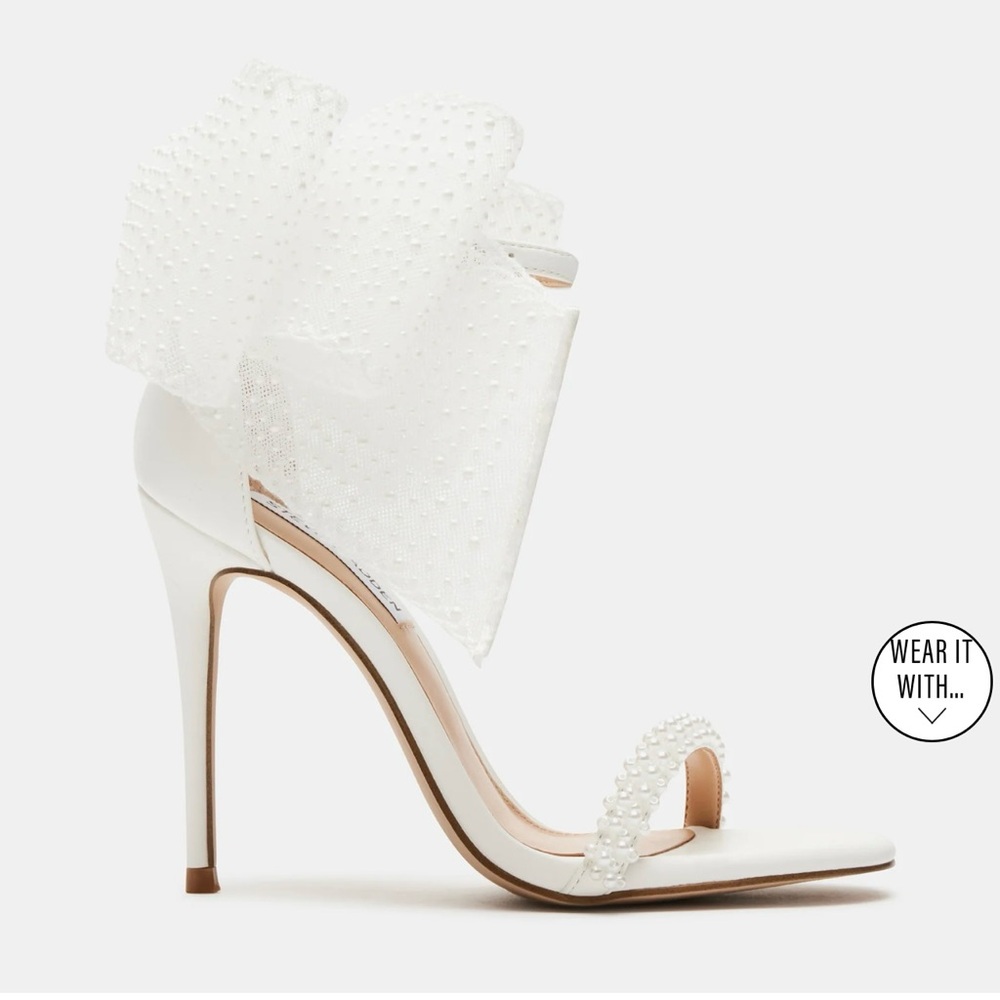 Steve Madden BENNI WHITE Heel